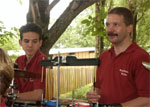Nussbaumfest Luttingen 2002 - Jürgen + Florian Heiler