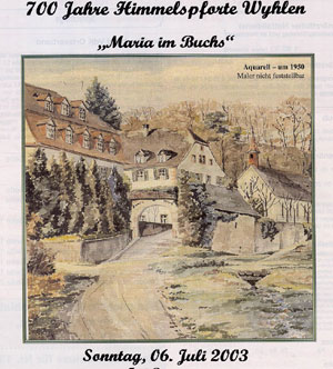 700 Jahre Himmelspforte Wyhlen 06. Juli 2003