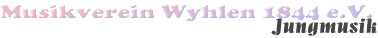 Schriftzug Jungmusik